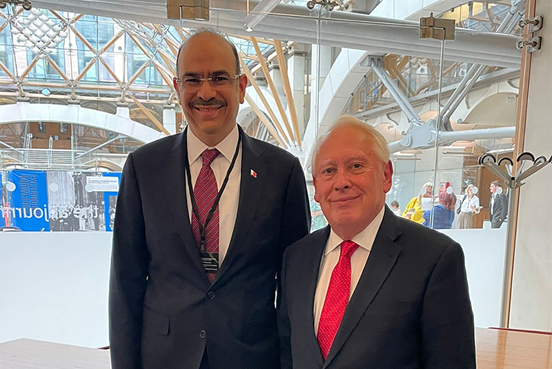 وزير الشؤون القانونية: حرص دائم على مواصلة تعزيز العلاقات بين مملكة البحرين والمملكة المتحدة بما يحقق التطلعات المشتركة